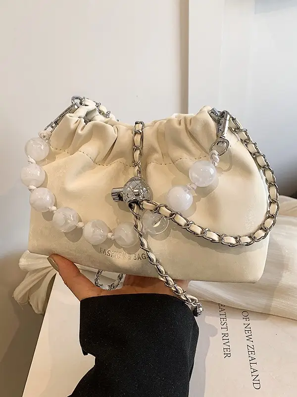 2026 New Cloud Beaded Chain Shoulder Bag