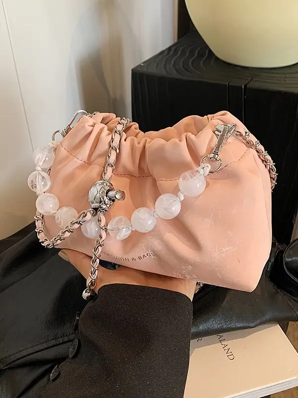 2026 New Cloud Beaded Chain Shoulder Bag