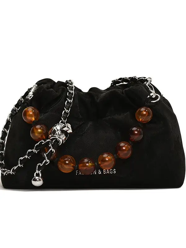 2026 New Cloud Beaded Chain Shoulder Bag