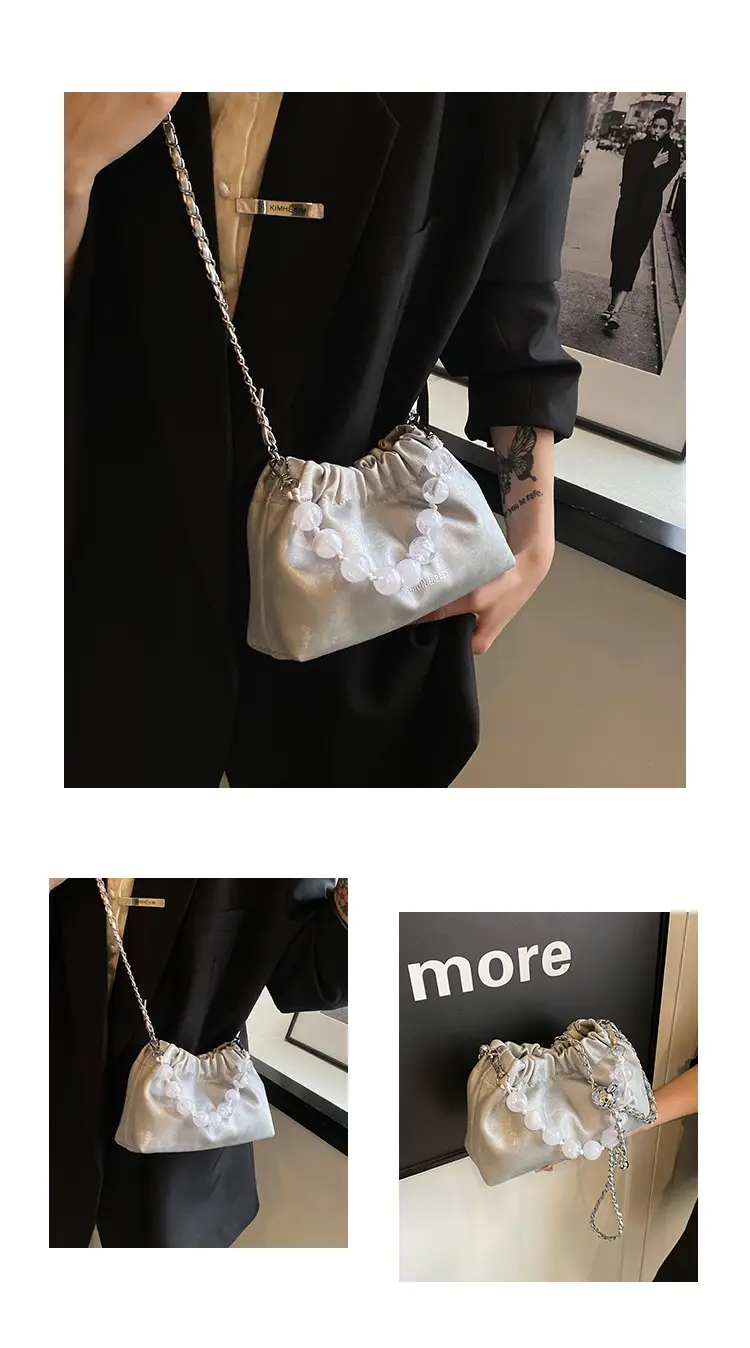 2026 New Cloud Beaded Chain Shoulder Bag — feature 19