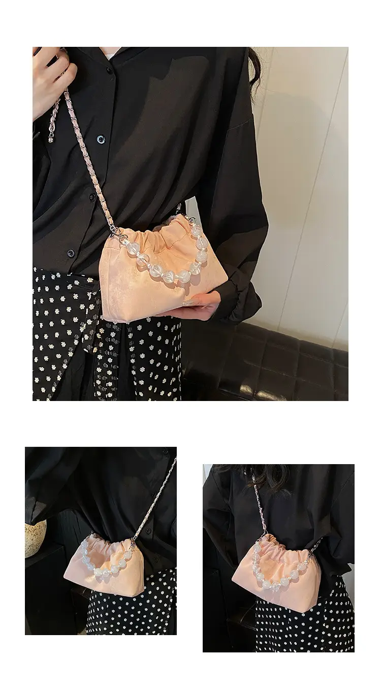 2026 New Cloud Beaded Chain Shoulder Bag — feature 20