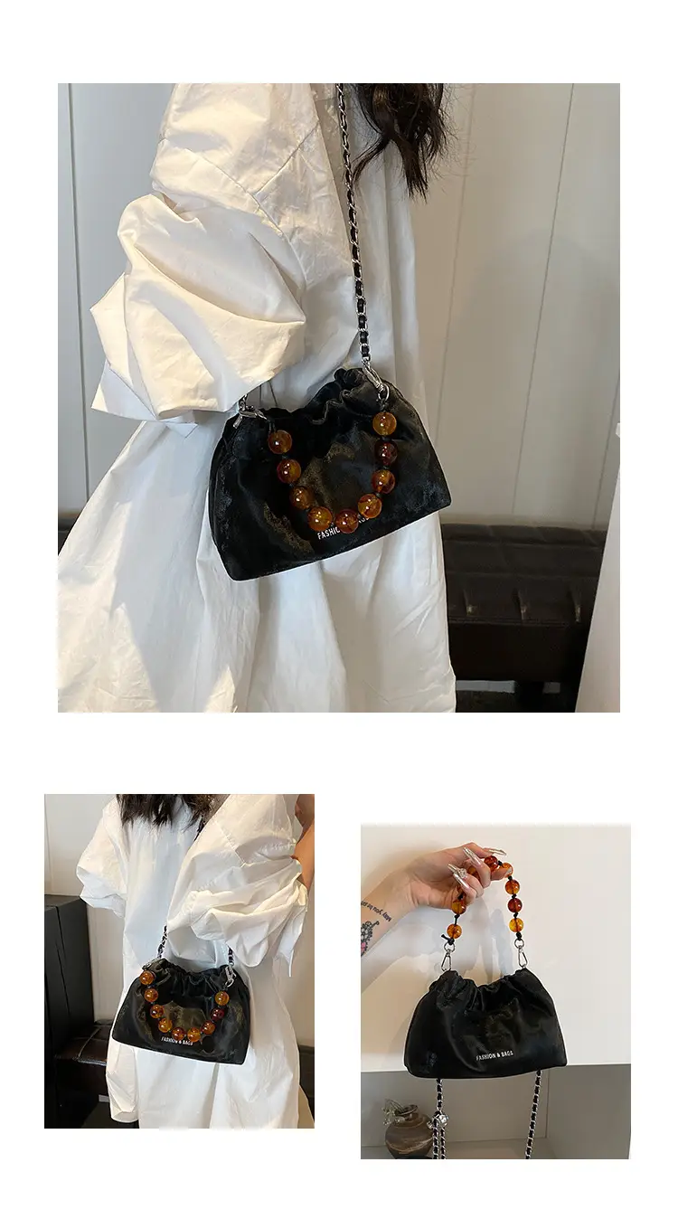 2026 New Cloud Beaded Chain Shoulder Bag — feature 21