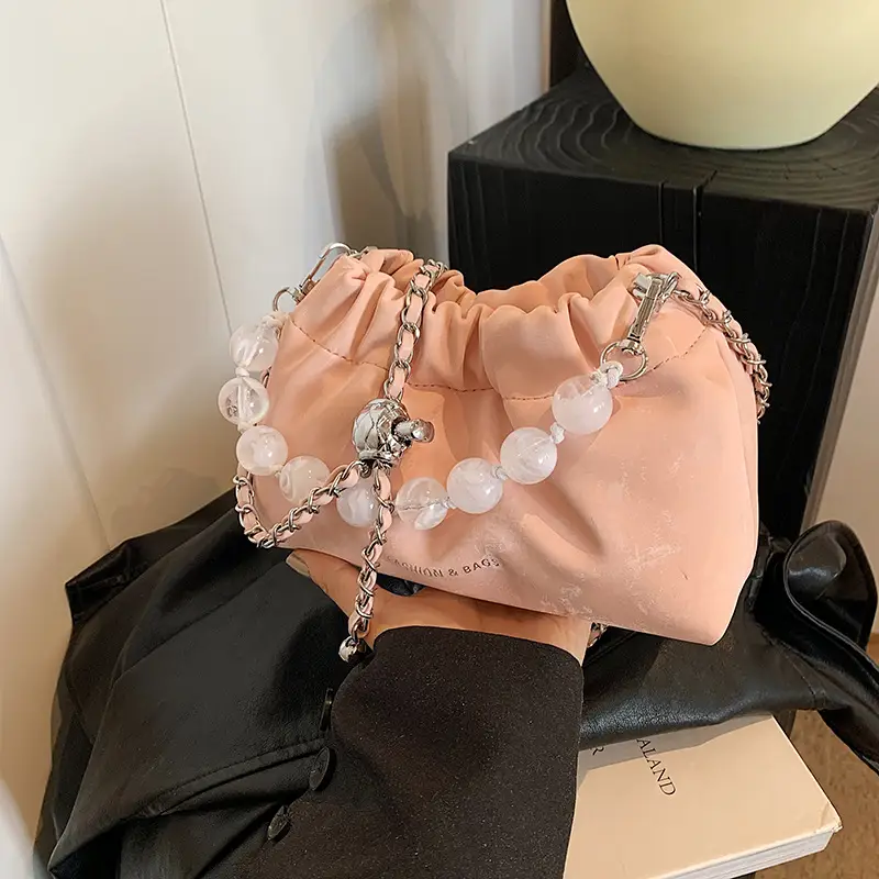 2026 New Cloud Beaded Chain Shoulder Bag