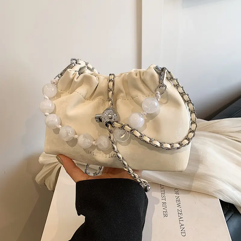 2026 New Cloud Beaded Chain Shoulder Bag