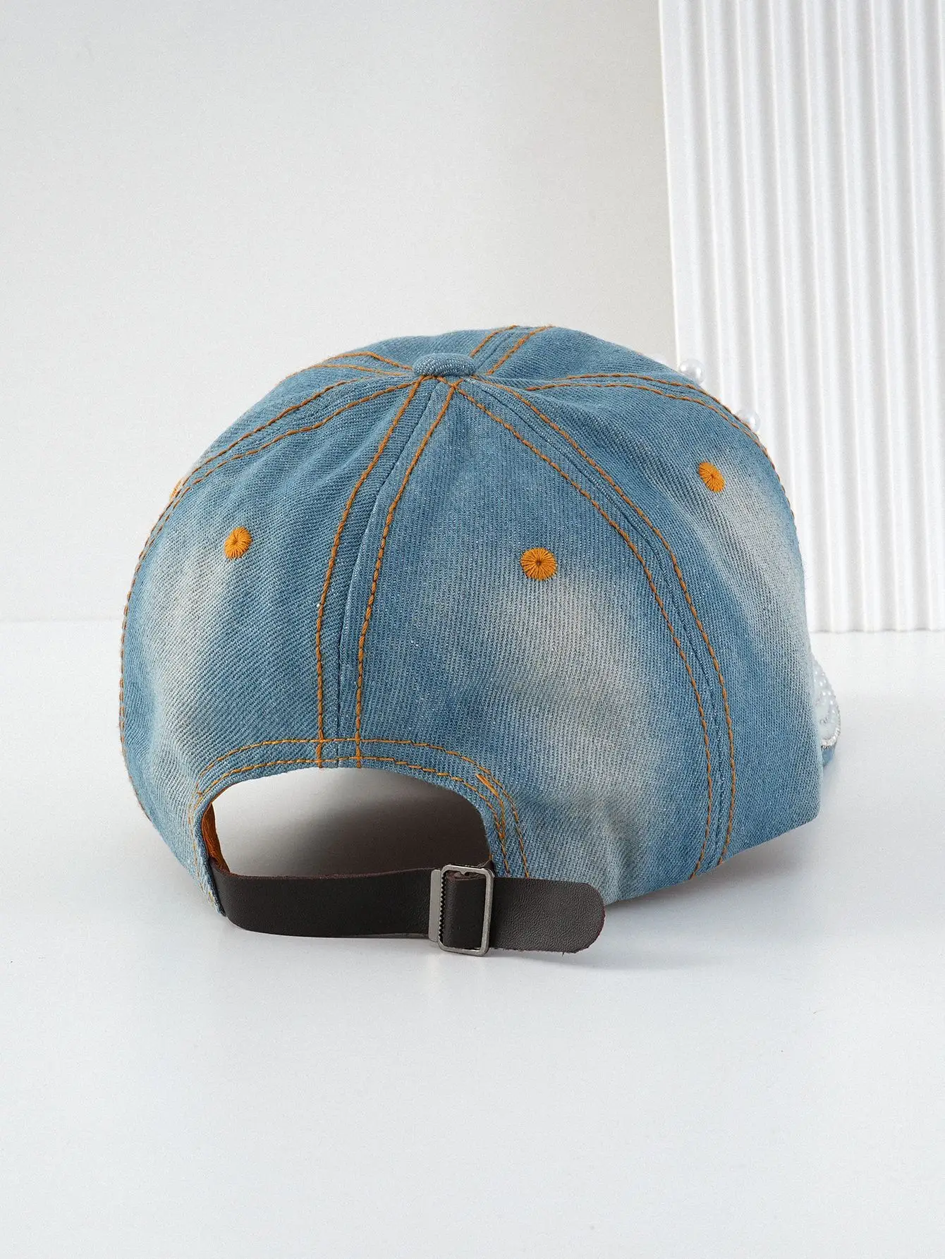 Women's Pearl Diamond Crown Baseball Cap Queen Design Adjustable — feature 6