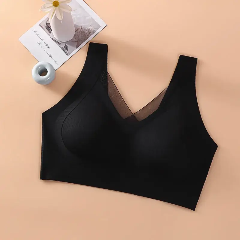 Black Seamless Back Underwear for Big Chest Small - Image 4