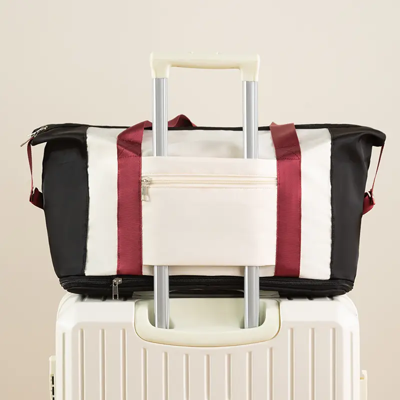 Folding Travel Bag with Wheels & Handles - Image 4