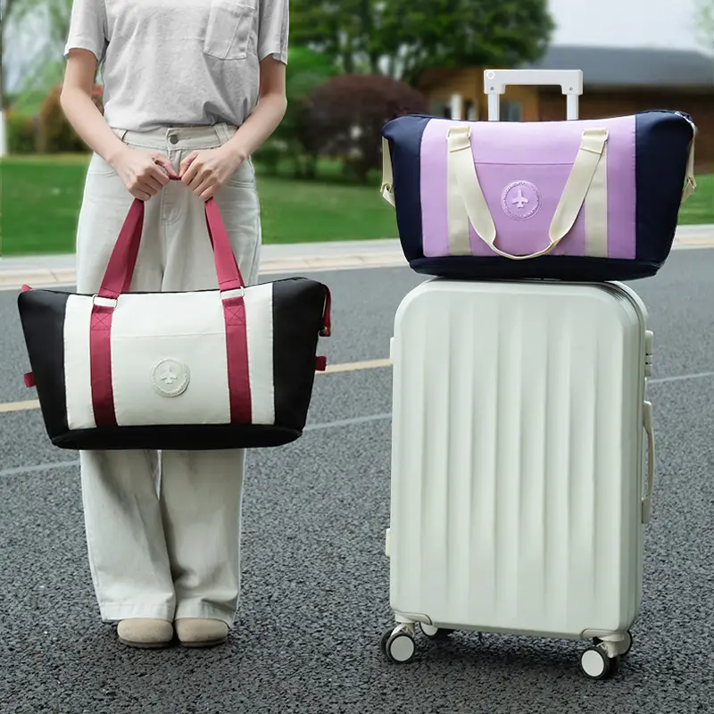 Folding Travel Bag with Wheels & Handles - Image 5