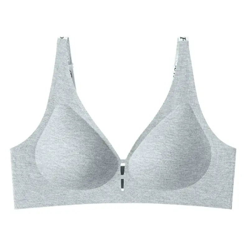 Summer Seamless Breathable Cup Underwear Women Grey