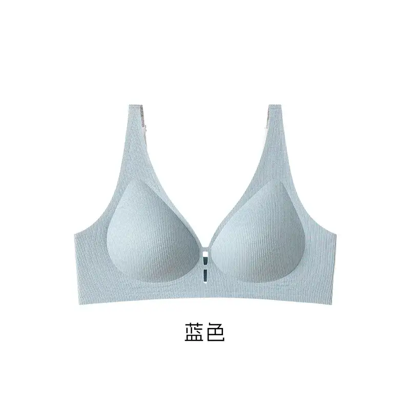 Summer Seamless Breathable Cup Underwear Women Grey