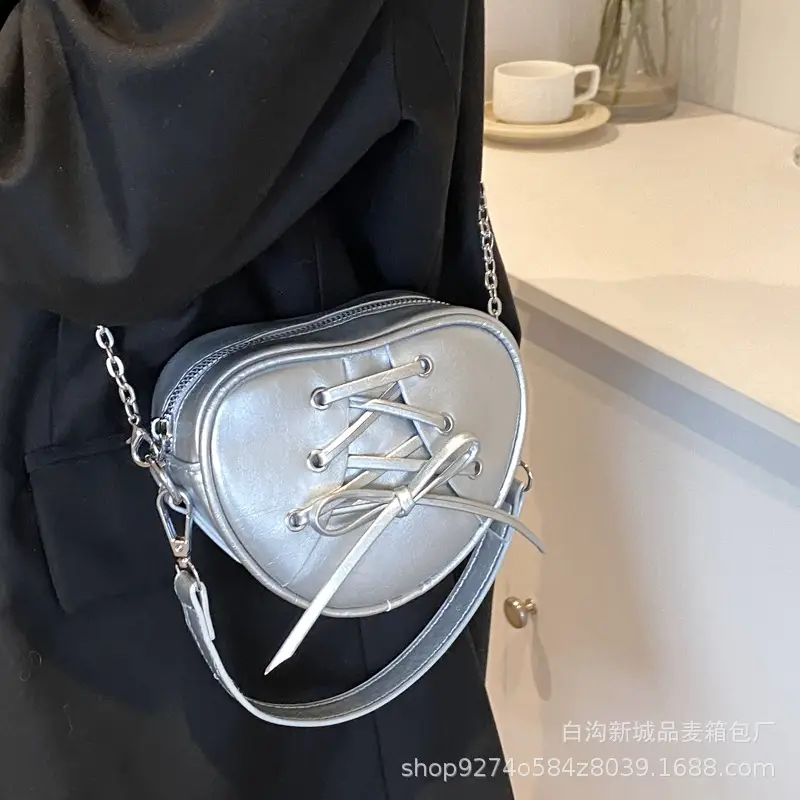 Women's Underarm Bag 2026 New Style Silver Crossbody - Image 5