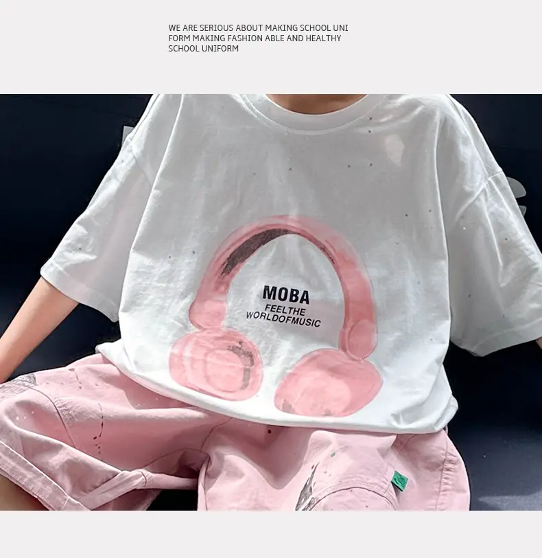 Boys Black Noise Headphones T-Shirt Summer 2025 — feature 12