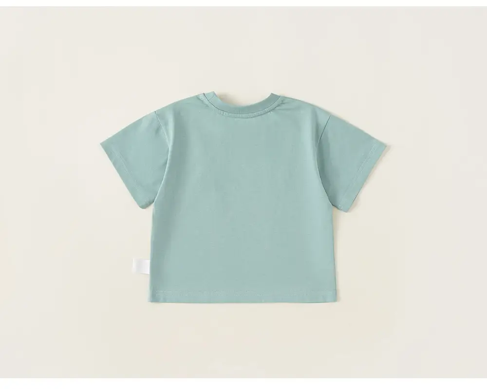 Yubao Boys Summer T-Shirt Mint Green Padded Pocket — feature 18