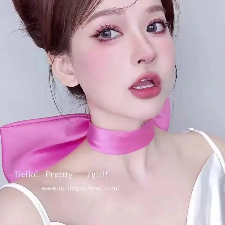 Tom Cat Purple Bow Neck Chain Jewelry Mary Cat Makeup Neck Back Bow Accessories - Image 6