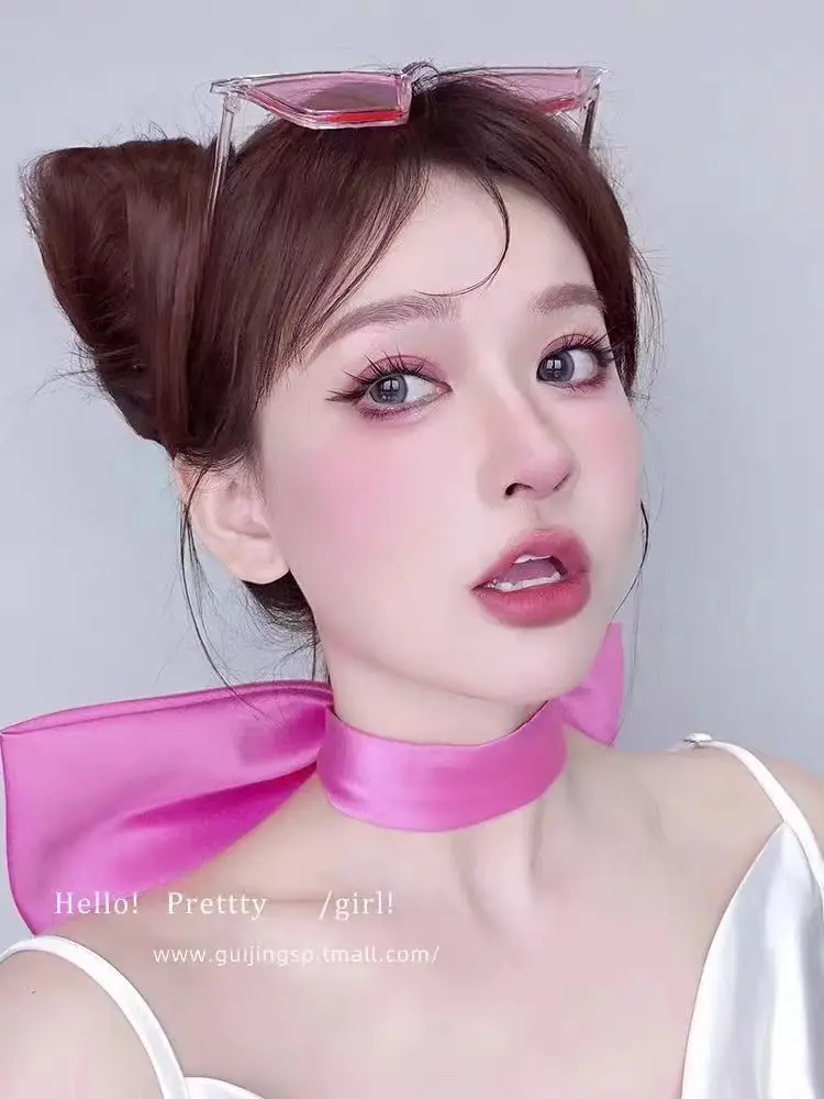 Tom Cat Purple Bow Neck Chain Jewelry Mary Cat Makeup Neck Back Bow Accessories - Image 2