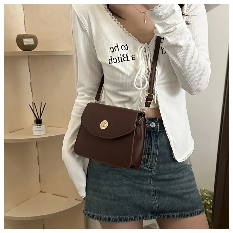 Black Square Shoulder Bag for Women 2024 β feature 17
