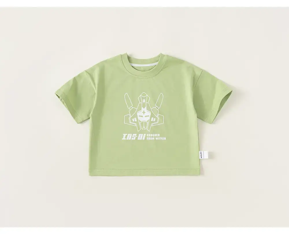 Kids Boys Grey T-Shirt Cool Summer Versatile Top — feature 13
