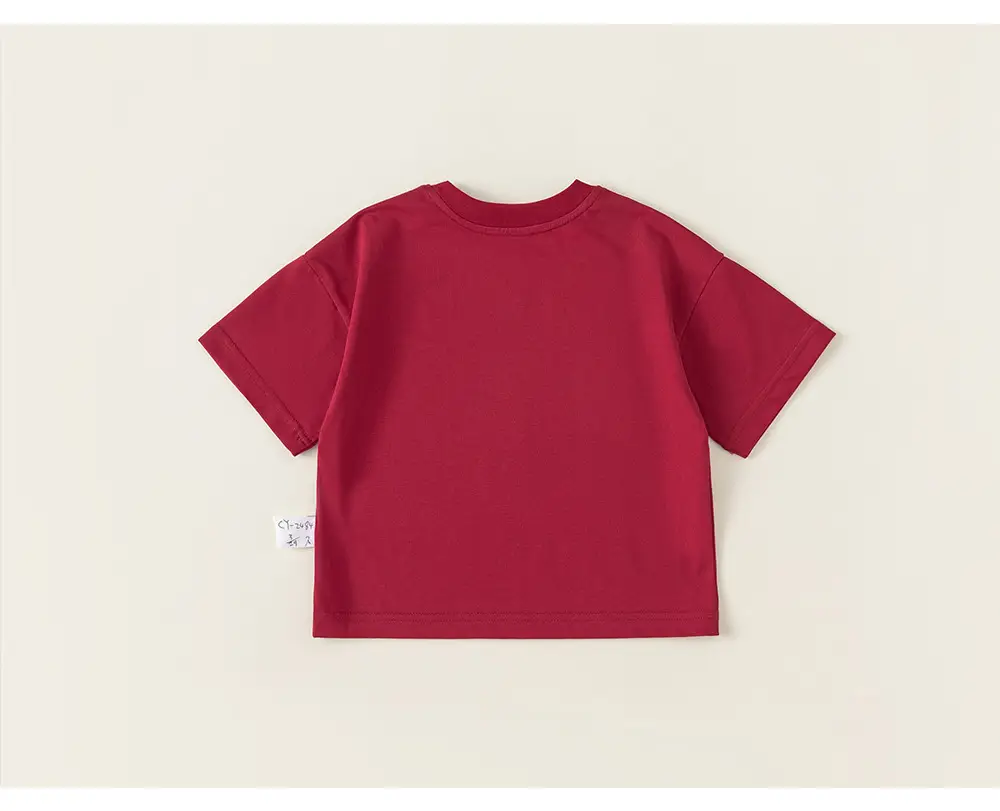 Boys Red Stack T-Shirt Summer Cool Breathable — feature 14