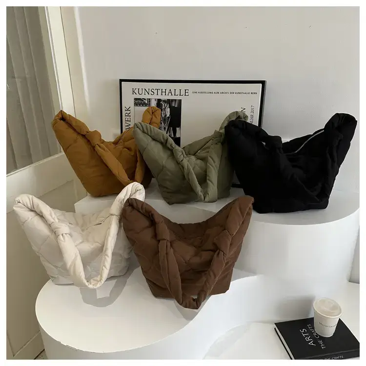 Vintage Pleated Shoulder Bag for Women Spring Summer Crossbody — feature 23