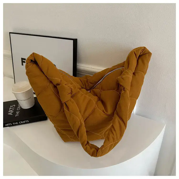 Vintage Pleated Shoulder Bag for Women Spring Summer Crossbody — feature 24