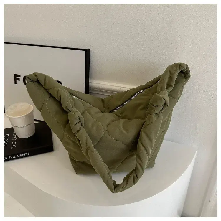 Vintage Pleated Shoulder Bag for Women Spring Summer Crossbody — feature 26
