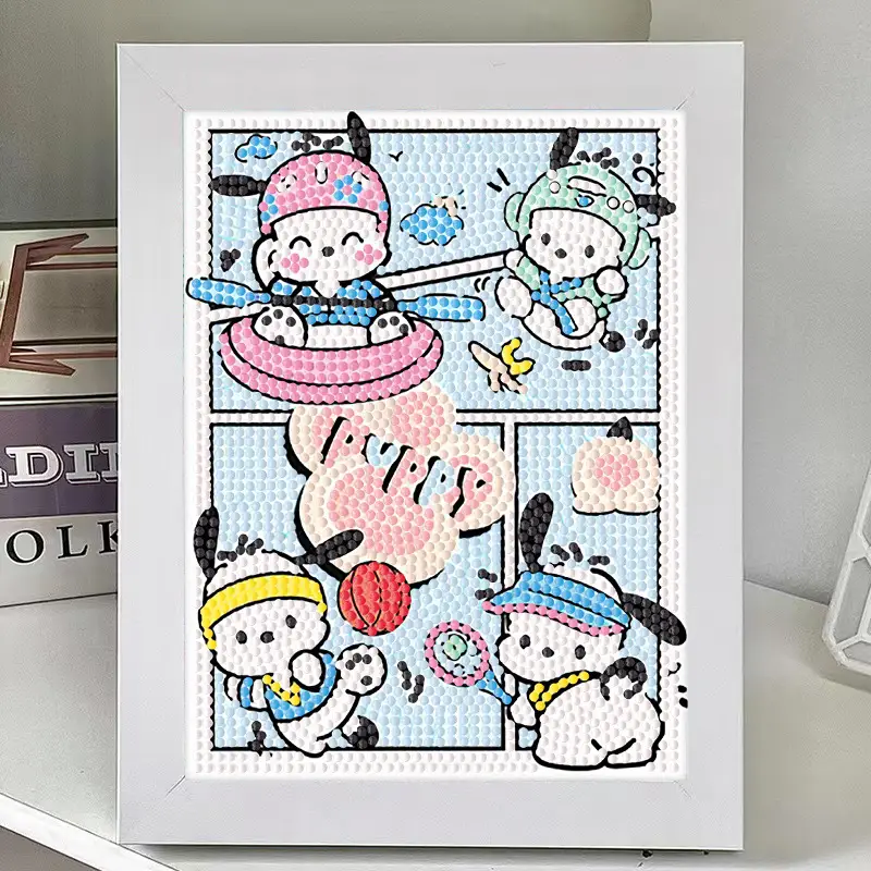 New Children's Diamond Painting Kulomi Ping An Joy Cartoon Educational Handmade DIY Gift Student Gift Stall — feature 7