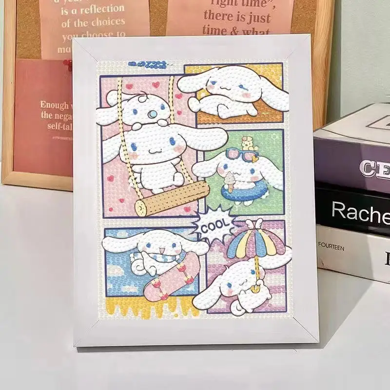 New Children's Diamond Painting Kulomi Ping An Joy Cartoon Educational Handmade DIY Gift Student Gift Stall