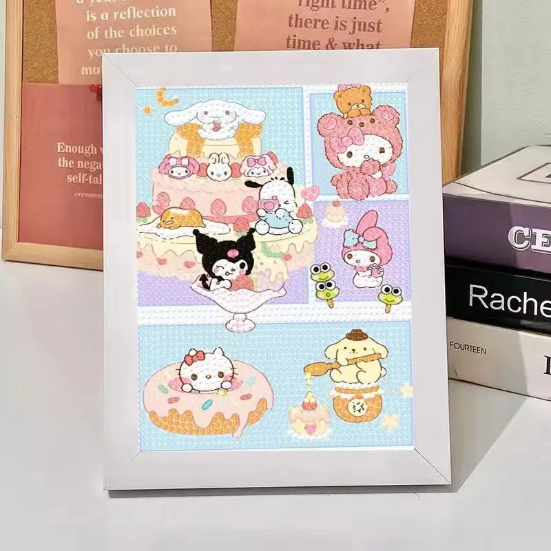 New Children's Diamond Painting Kulomi Ping An Joy Cartoon Educational Handmade DIY Gift Student Gift Stall