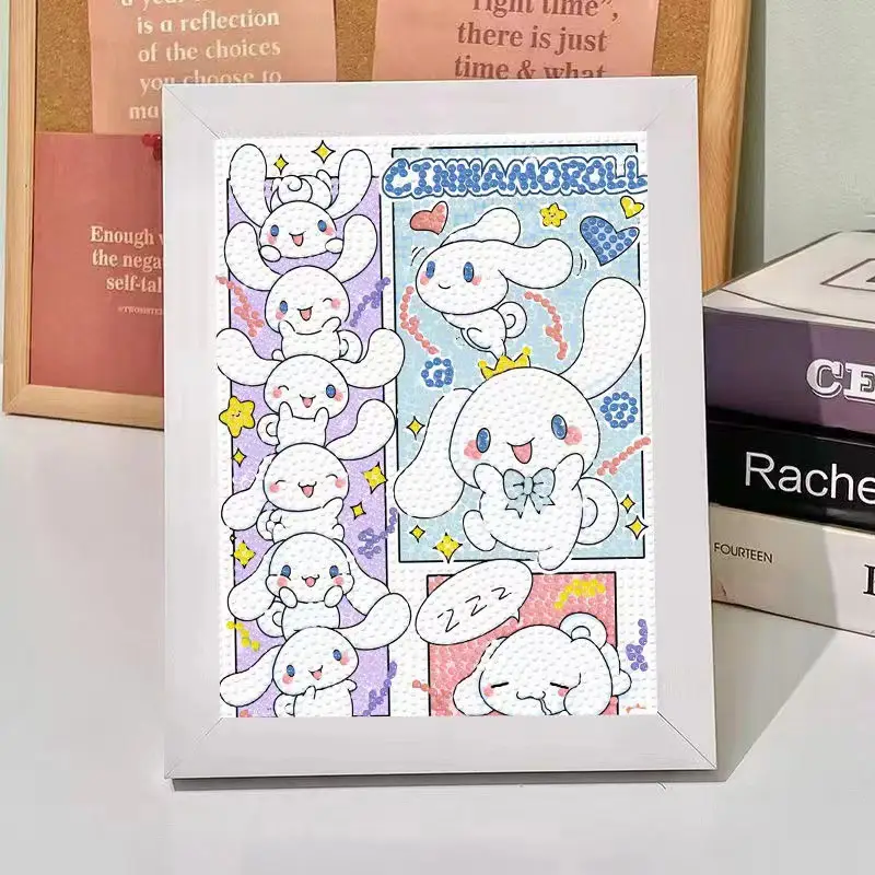 New Children's Diamond Painting Kulomi Ping An Joy Cartoon Educational Handmade DIY Gift Student Gift Stall