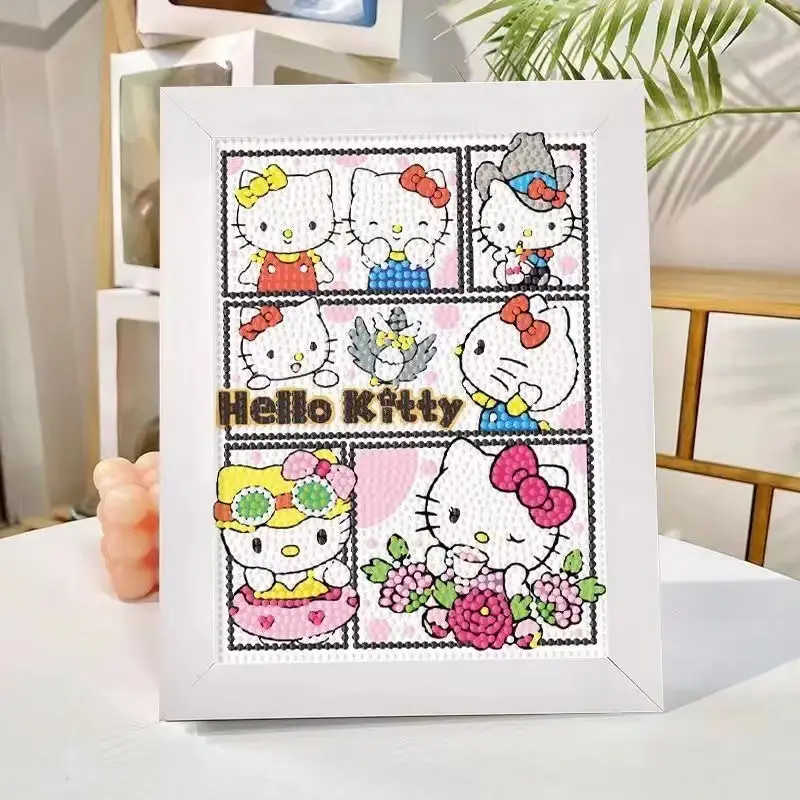 New Children's Diamond Painting Kulomi Ping An Joy Cartoon Educational Handmade DIY Gift Student Gift Stall