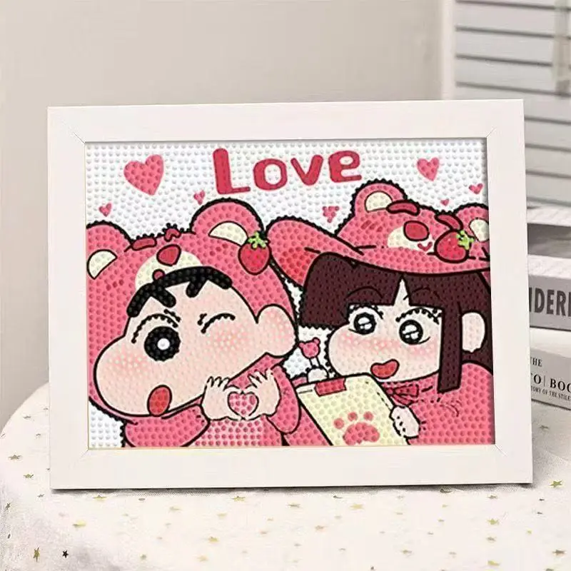 New Children's Diamond Painting Kulomi Ping An Joy Cartoon Educational Handmade DIY Gift Student Gift Stall