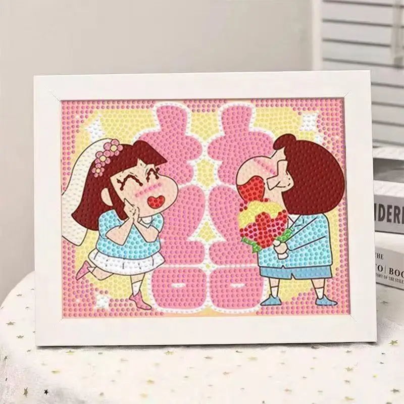 New Children's Diamond Painting Kulomi Ping An Joy Cartoon Educational Handmade DIY Gift Student Gift Stall