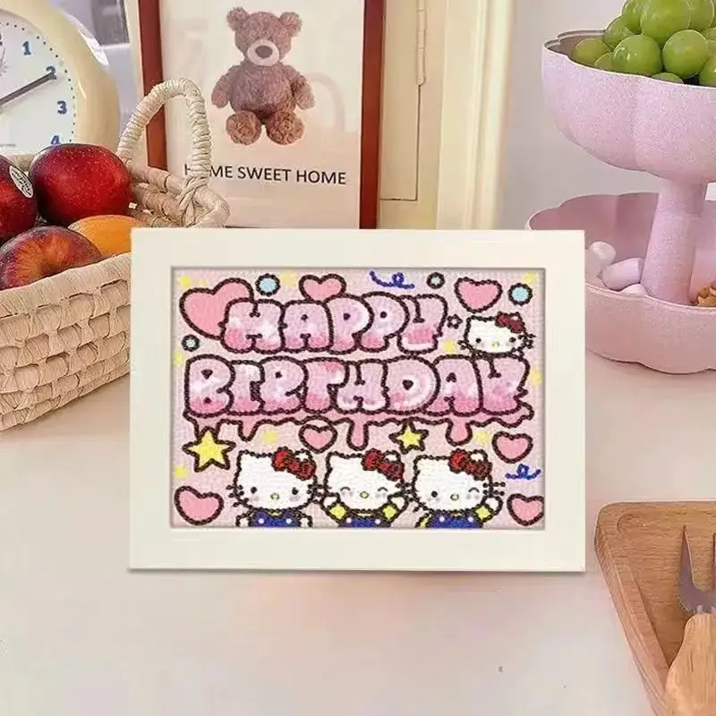 New Children's Diamond Painting Kulomi Ping An Joy Cartoon Educational Handmade DIY Gift Student Gift Stall
