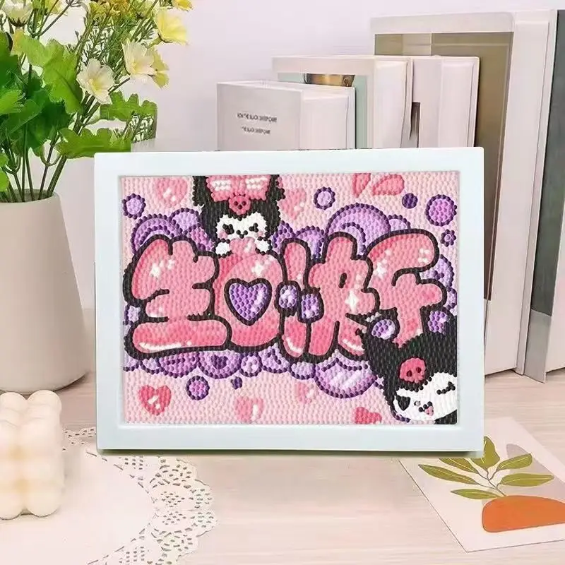 New Children's Diamond Painting Kulomi Ping An Joy Cartoon Educational Handmade DIY Gift Student Gift Stall