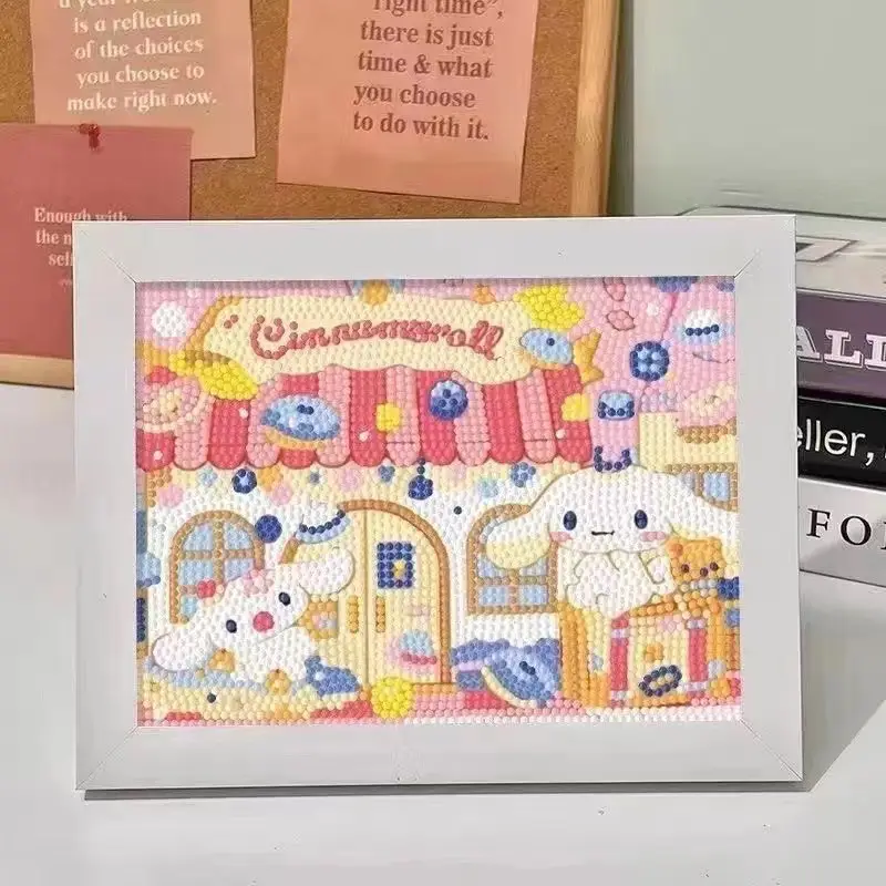 New Children's Diamond Painting Kulomi Ping An Joy Cartoon Educational Handmade DIY Gift Student Gift Stall