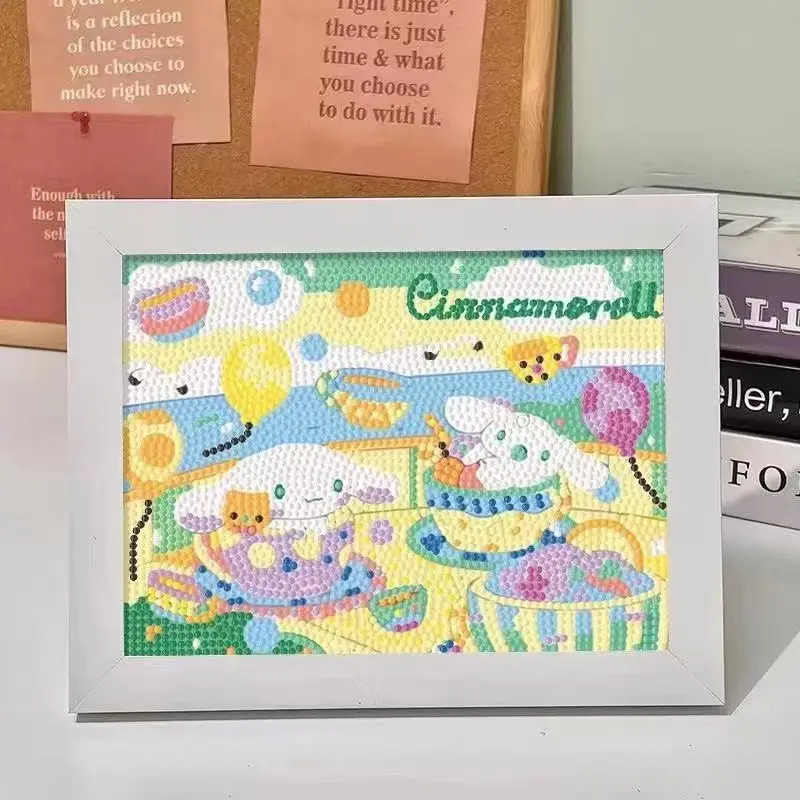 New Children's Diamond Painting Kulomi Ping An Joy Cartoon Educational Handmade DIY Gift Student Gift Stall