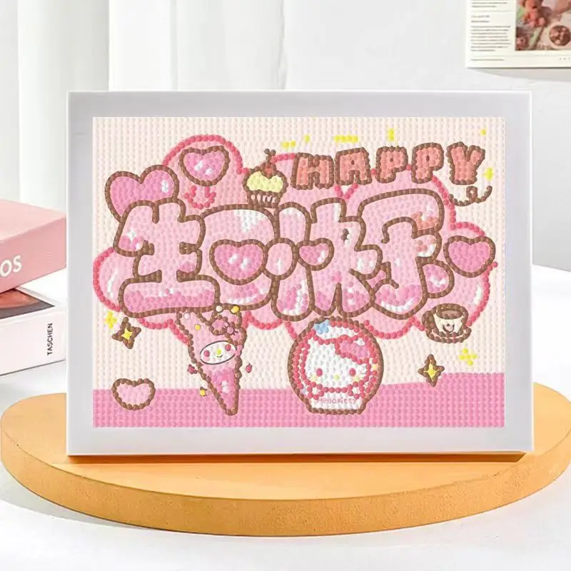 New Children's Diamond Painting Kulomi Ping An Joy Cartoon Educational Handmade DIY Gift Student Gift Stall