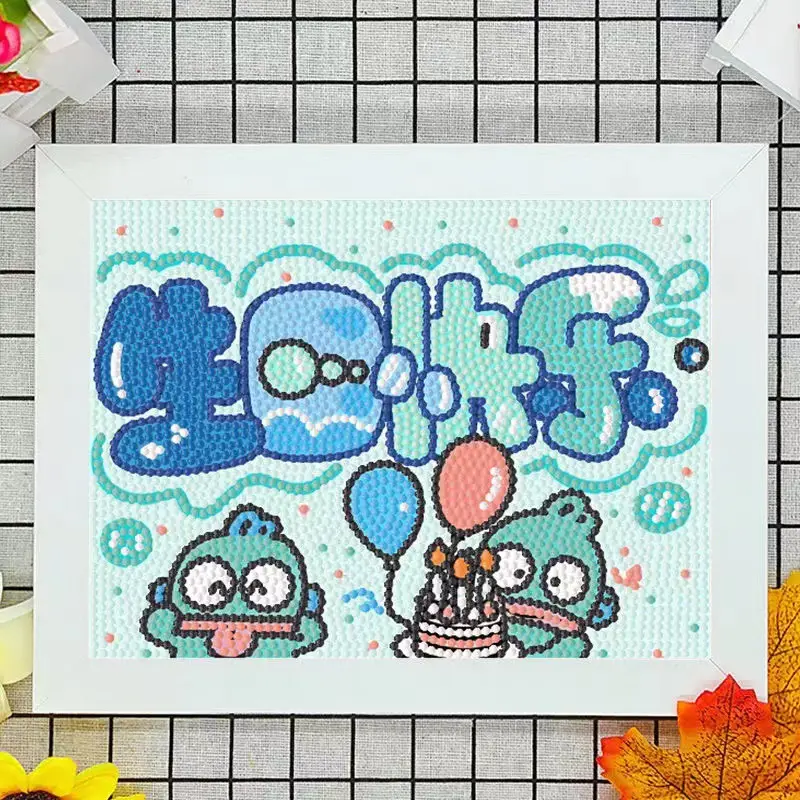 New Children's Diamond Painting Kulomi Ping An Joy Cartoon Educational Handmade DIY Gift Student Gift Stall