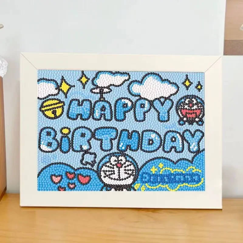New Children's Diamond Painting Kulomi Ping An Joy Cartoon Educational Handmade DIY Gift Student Gift Stall