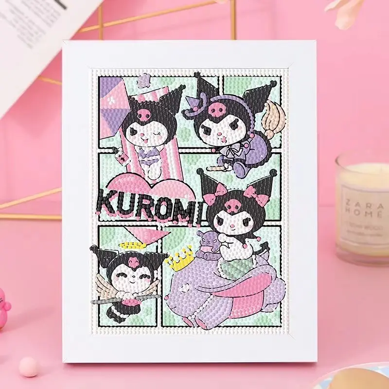 New Children's Diamond Painting Kulomi Ping An Joy Cartoon Educational Handmade DIY Gift Student Gift Stall