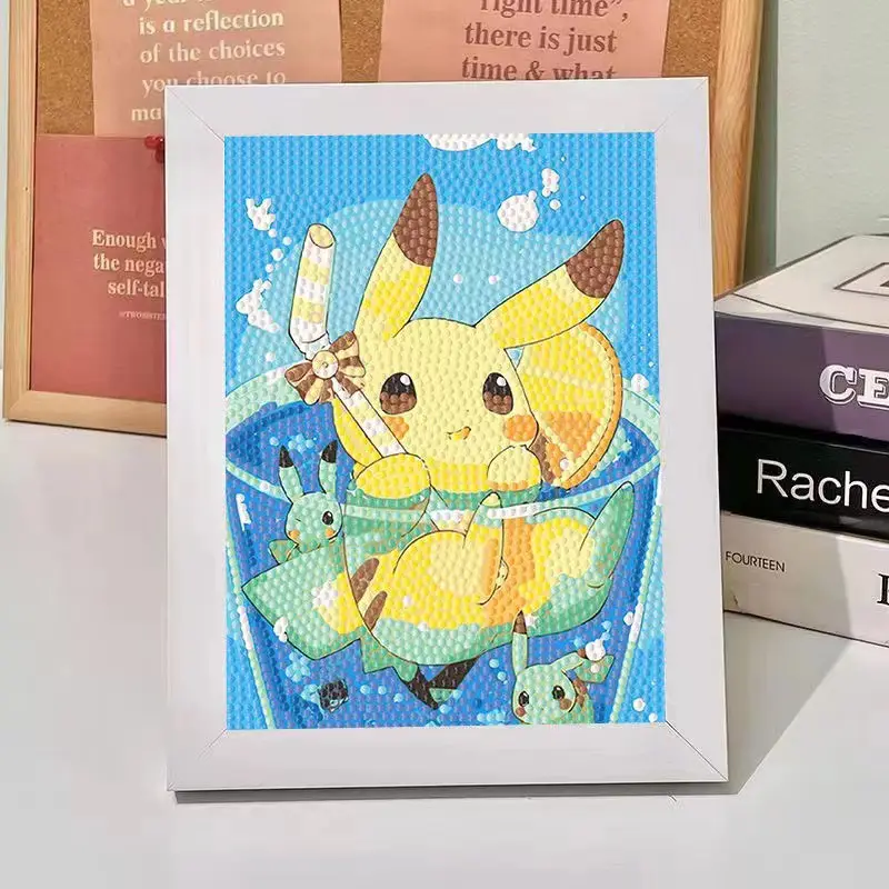New Children's Diamond Painting Kulomi Ping An Joy Cartoon Educational Handmade DIY Gift Student Gift Stall