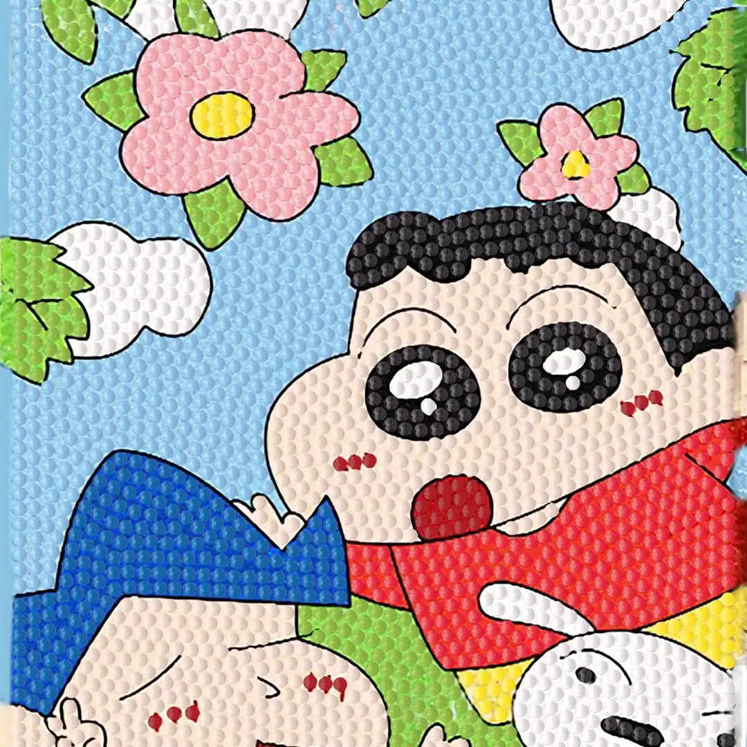New Children's Diamond Painting Kulomi Ping An Joy Cartoon Educational Handmade DIY Gift Student Gift Stall