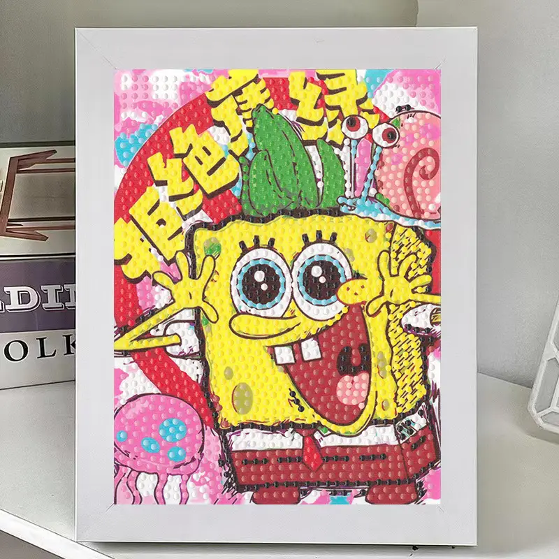 New Children's Diamond Painting Kulomi Ping An Joy Cartoon Educational Handmade DIY Gift Student Gift Stall