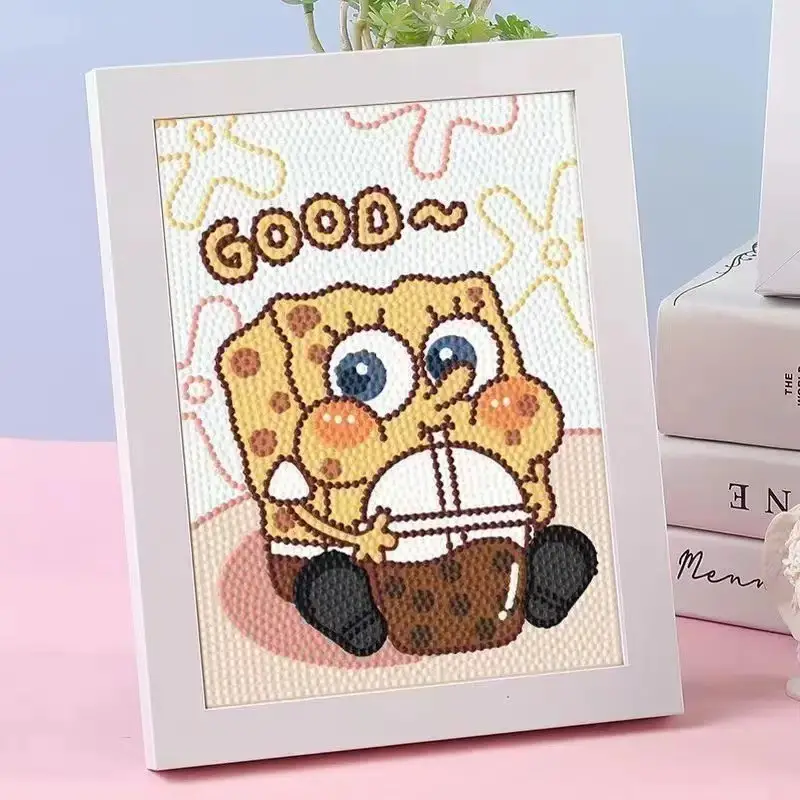 New Children's Diamond Painting Kulomi Ping An Joy Cartoon Educational Handmade DIY Gift Student Gift Stall