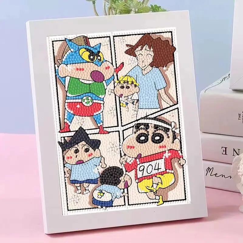 New Children's Diamond Painting Kulomi Ping An Joy Cartoon Educational Handmade DIY Gift Student Gift Stall