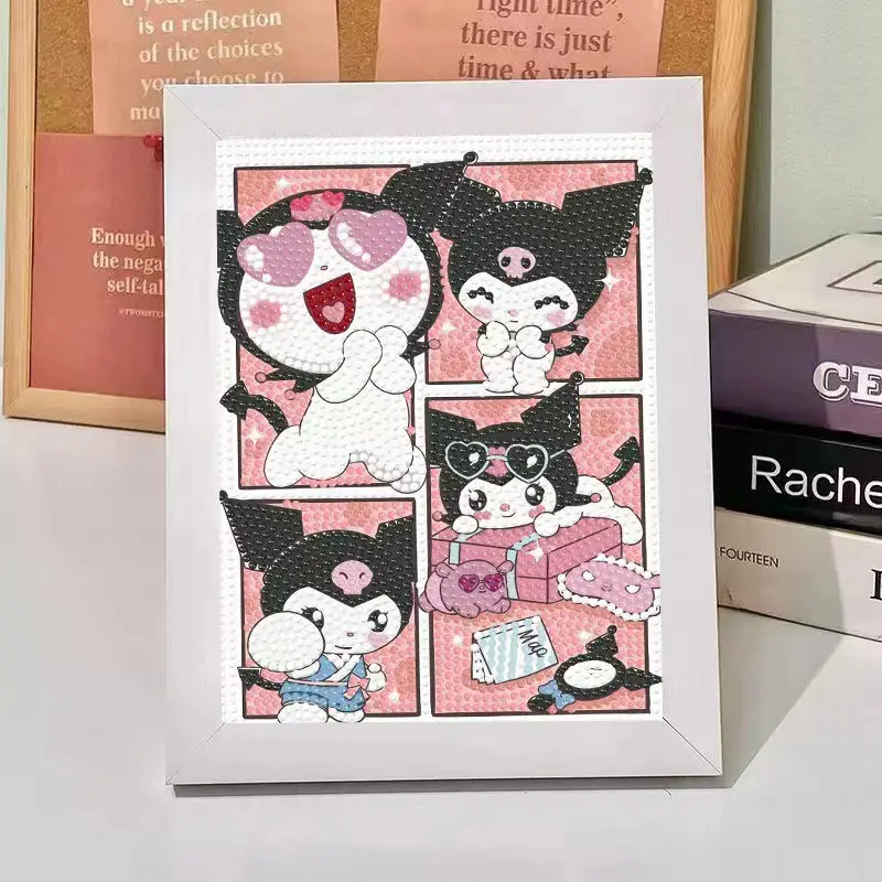 New Children's Diamond Painting Kulomi Ping An Joy Cartoon Educational Handmade DIY Gift Student Gift Stall