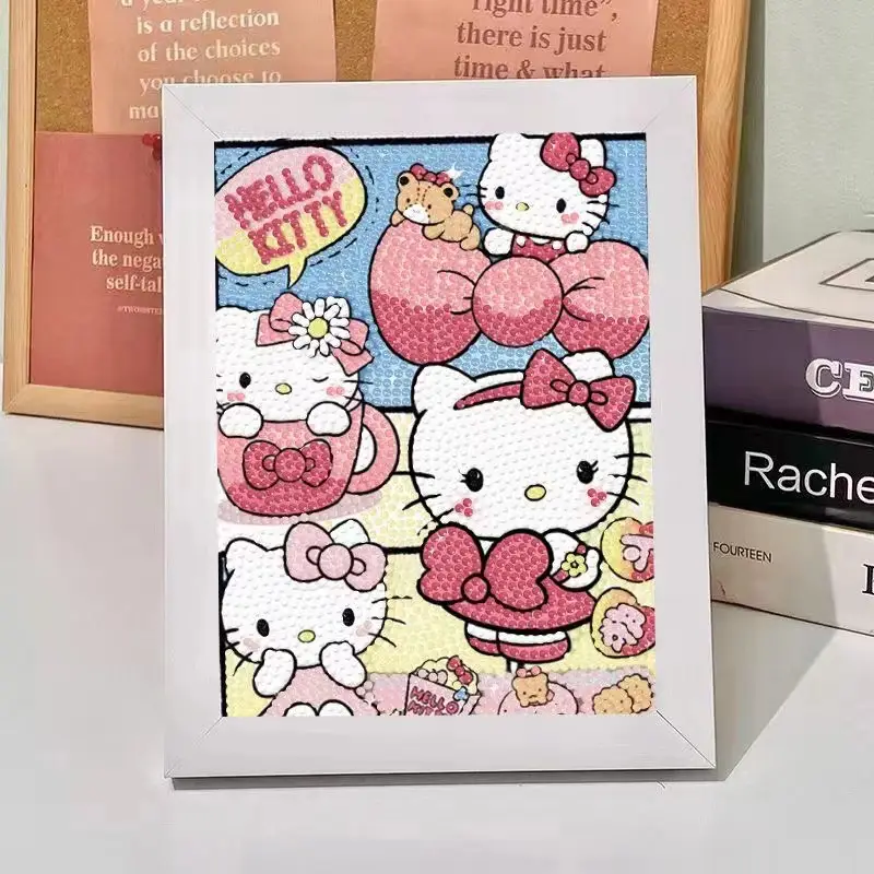 New Children's Diamond Painting Kulomi Ping An Joy Cartoon Educational Handmade DIY Gift Student Gift Stall