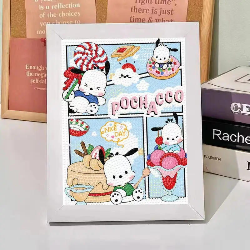 New Children's Diamond Painting Kulomi Ping An Joy Cartoon Educational Handmade DIY Gift Student Gift Stall