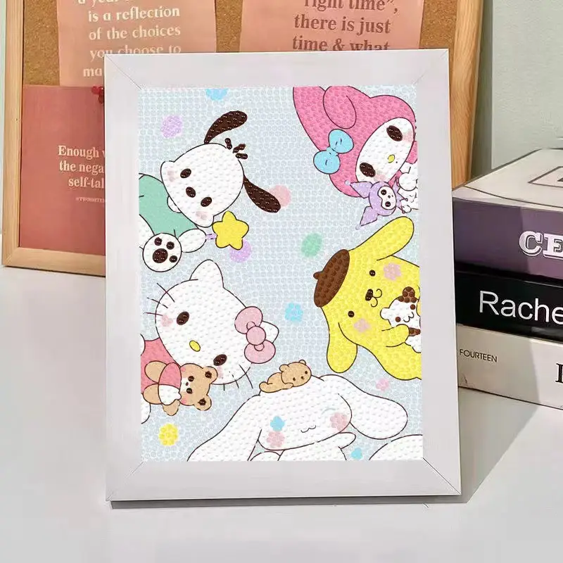 New Children's Diamond Painting Kulomi Ping An Joy Cartoon Educational Handmade DIY Gift Student Gift Stall