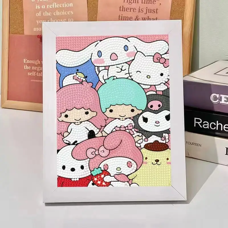 New Children's Diamond Painting Kulomi Ping An Joy Cartoon Educational Handmade DIY Gift Student Gift Stall